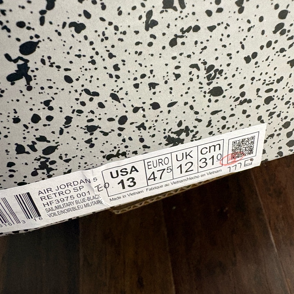 NIB/AIR JORDAN 5 RETRO OG REIMAGINED - Picture 9 of 11